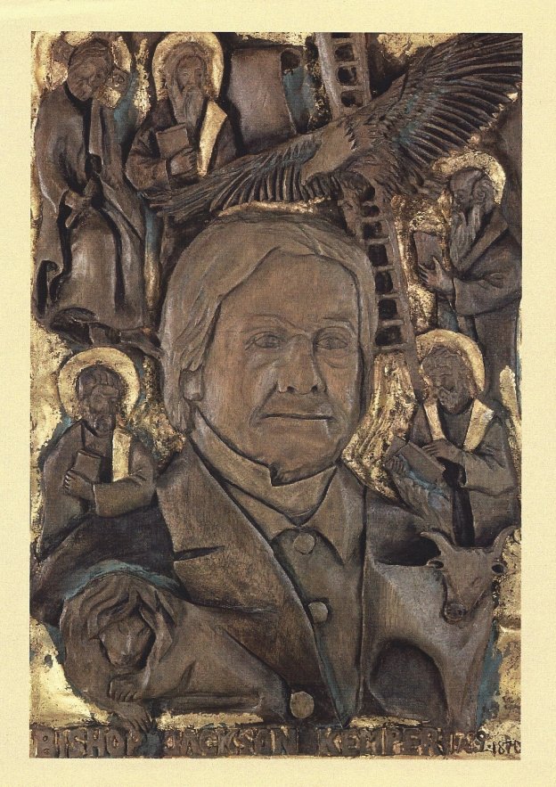 Icon of Jackson Kemper created for the Sesquicentennial of the Diocese of Milwaukee